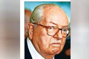 Jean Marie Le Pen the founder of the National Front in France passed away