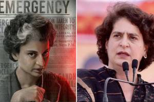 Kangana Ranaut and Priyanka Gandhi vadra