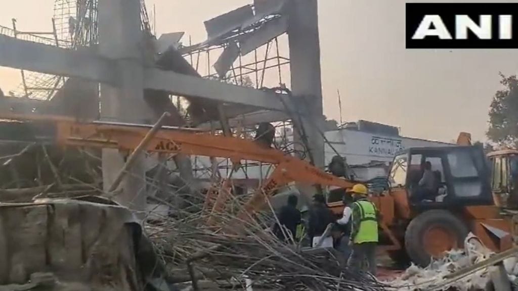 Image Of Kannauj Building Collapse