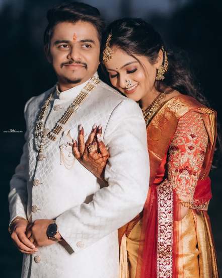 Kartiki Gaikwad Pise Kaustubh Gaikwad Engagement