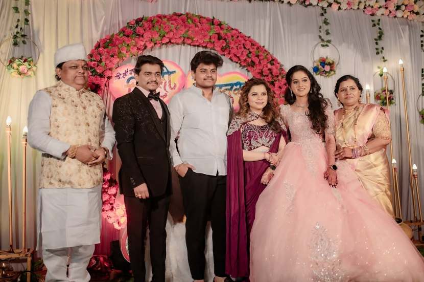 Kartiki Gaikwad Pise Kaustubh Gaikwad Engagement