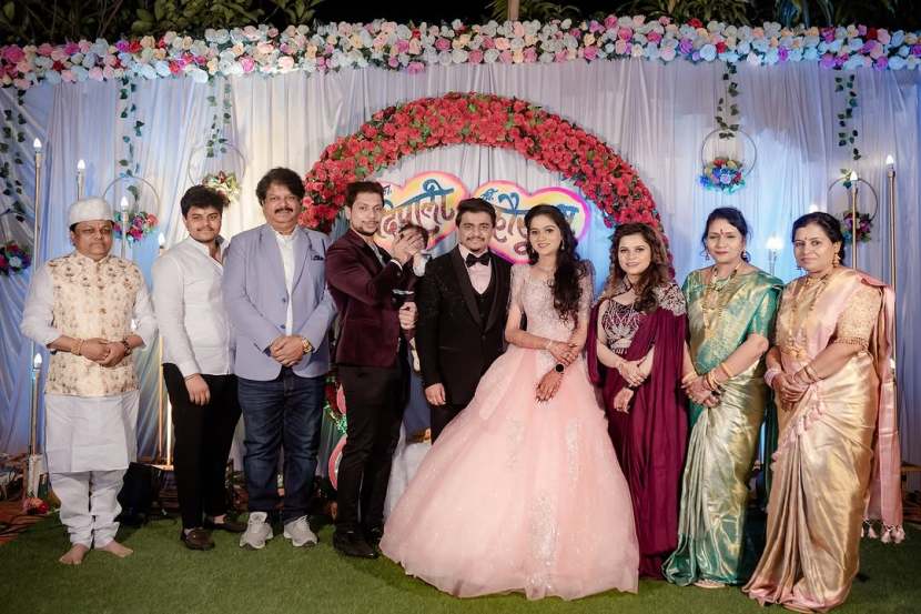 Kartiki Gaikwad Pise Kaustubh Gaikwad Engagement