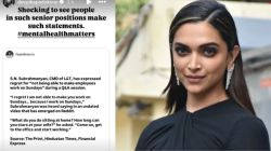 Deepika Padukone : “एवढ्या वरिष्ठ पदावरील लोक…”, दीपीकाची L&T अध्यक्षांच्या रविवारी काम करण्याच्या सल्ल्यावर संतप्त प्रतिक्रिया