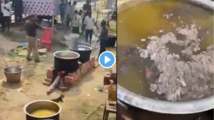 Police Officer mixes ash in food for devotees Viral Video