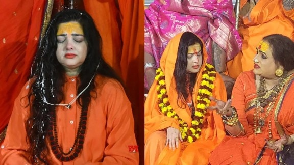 Mamta Kulkarni Laxmi Narayan Tripathi Expelled By Kinnar Akhara Founder