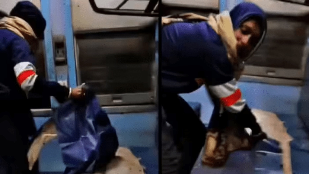 Man Vandalizes Train Coach In Viral Video Made For Instagram Reel Sparks Outrage