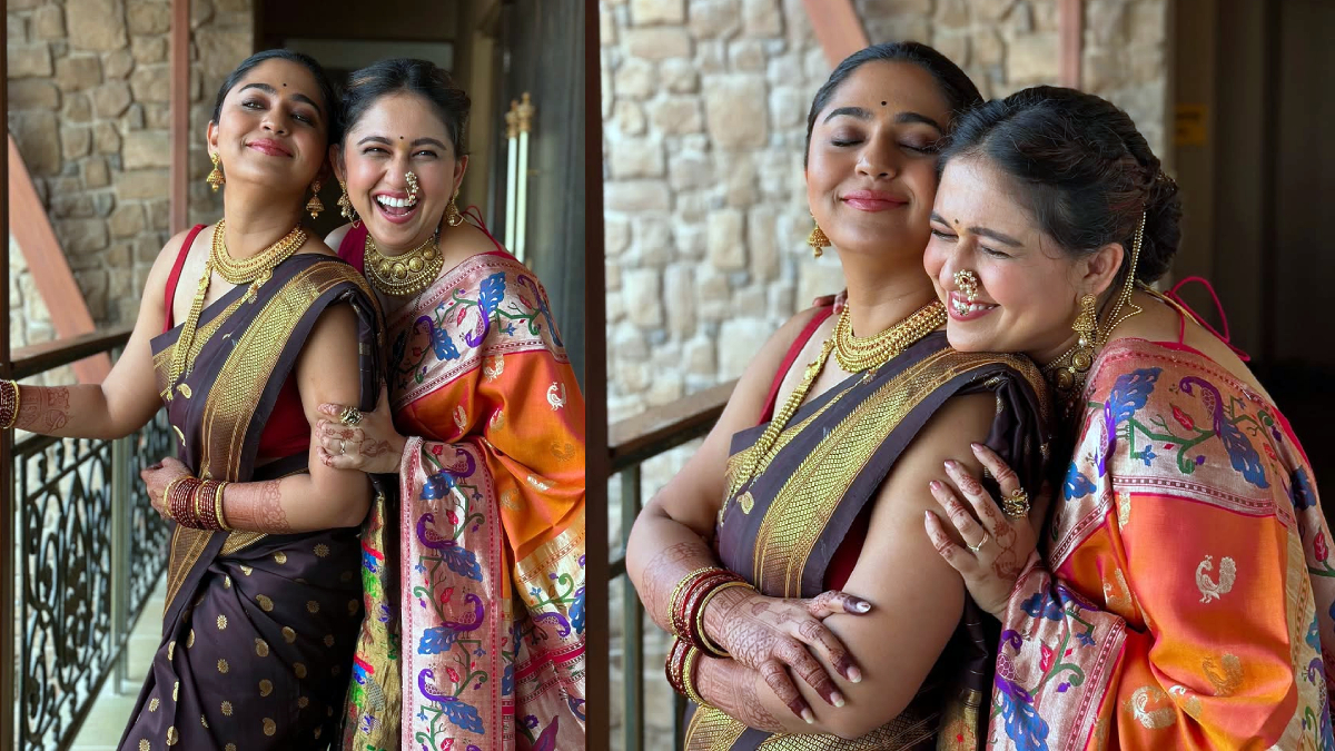 Mrunmayee Deshpande Gautami Deshpande Paithani Saree