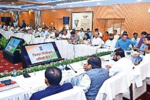 Mumbai City District Planning Committee meeting in the presence of Eknath Shinde