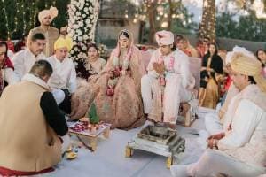 Neeraj Chopra Married Shares Photo on Instagram Weds Himani Said Happily Ever After