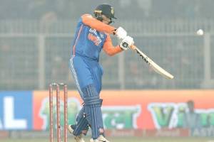 IND vs ENG 1st T20I Abhishek Sharma half-century helps India beat England by 7 wickets in Eden Gardens