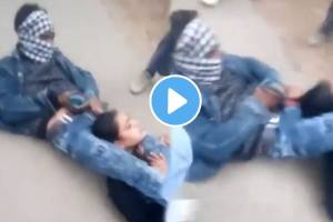 Shocking video In Amroha, Uttar Pradesh, a girlfriend was thrown on the road and strangled