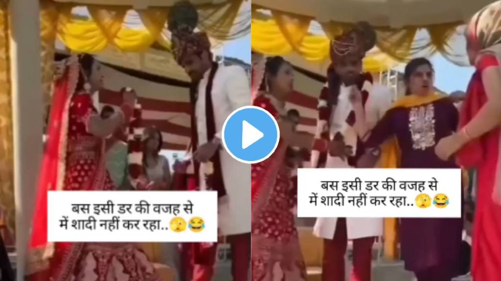 Groom’s ex-girlfriend crashes wedding, beats him while bride watches in shocking Video