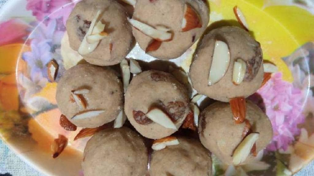 Nutritious laddoo of millet flour bajarichya pithache ladoo recipe in marathi