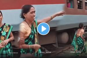 Mother love shocking video woman Went To Buy Milk for her baby And The Train Started Emotional Video