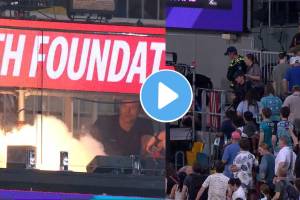 A fire broke out at the Gabba Stadium during the Brisbane Heat vs Hobart Hurricanes match in the BBL 2024-25. The match was stopped for some time, a video of which is going viral.