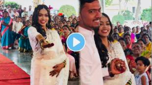 Wedding video bride dance after seeing his groom on stage bride emotinal video goes viral on social media