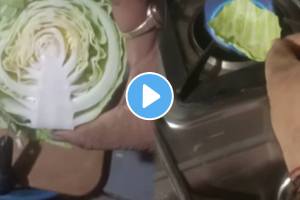 Viral video artificial vegetables cabbage selling in market Shocking video goes viral on social media