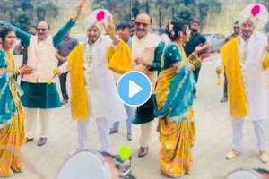 Groom bride dance video in there wedding on marathi song video goes viral