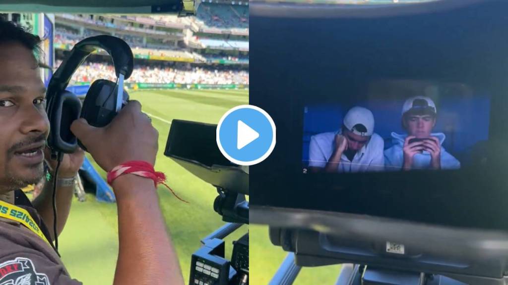 Irfan Pathan Showed how Cameraman zoom on fans during live cricket match watch video