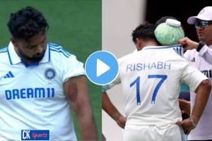 IND vs AUS 5th Test Mitchell Starc ball hits Rishabh Pant helmet and biceps Injury video viral in Sydney