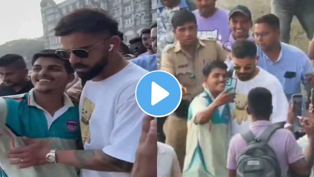 Virat Kohli getting angry with fan video viral