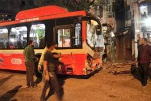 Kurla bus accident , police claim in court ,