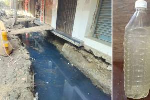 Contaminated water supply, Subhash road, Dombivli,