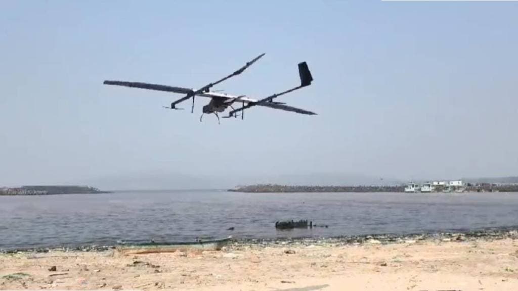 fisheries department monitor Konkan coast through drones to prevent intrusion of foreign fishing boats