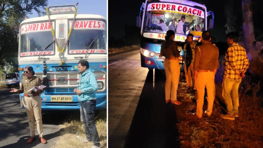 private bus drivers, Amravati, RTO, action by RTO,