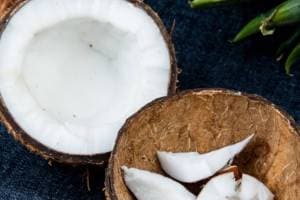 Hack to remove coconut from its shell