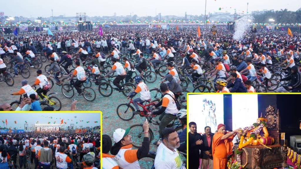 Pimpri, Rally cyclists, Indrayani river,