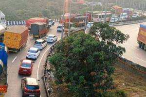 Mumbai-Pune expressway block , Mumbai-Pune expressway , traffic block ,