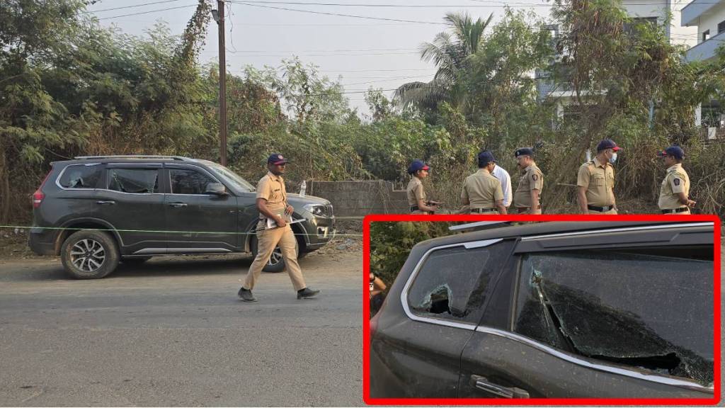 Gun Firing , Naigaon, land dispute , Vasai, loksatta news