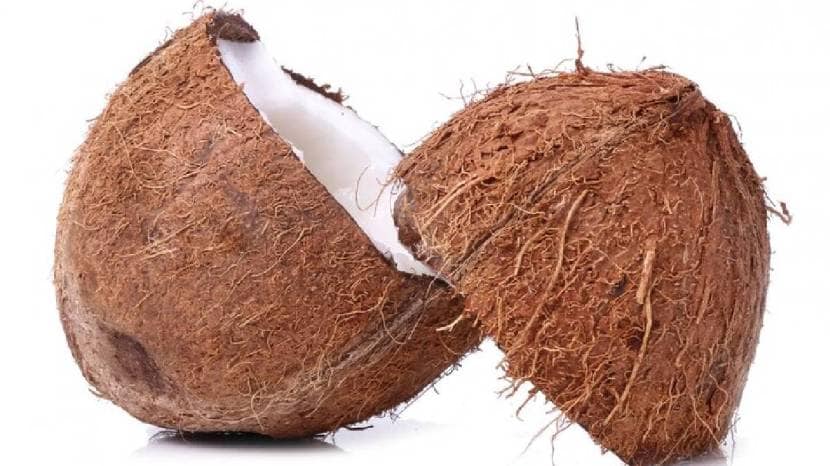 Hack to remove coconut from its shell