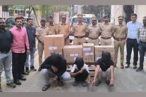 anti narcotics squad arrested three ganja smugglers in Dombivli seizing 30 kg worth Rs 6 lakh