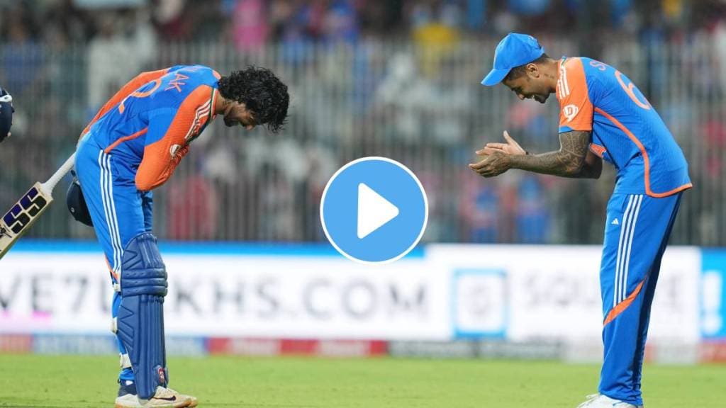 Tilak Verma and Suryakumar Yadav victory celebration video goes viral after India won Chepauk