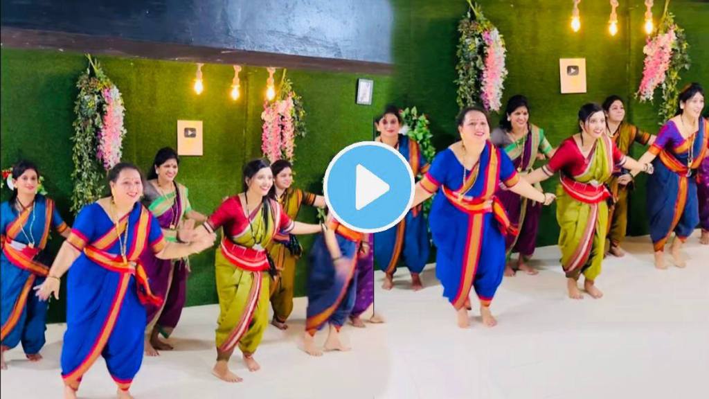 ladies group dance on hi navri asli song from navri mile navryalla video