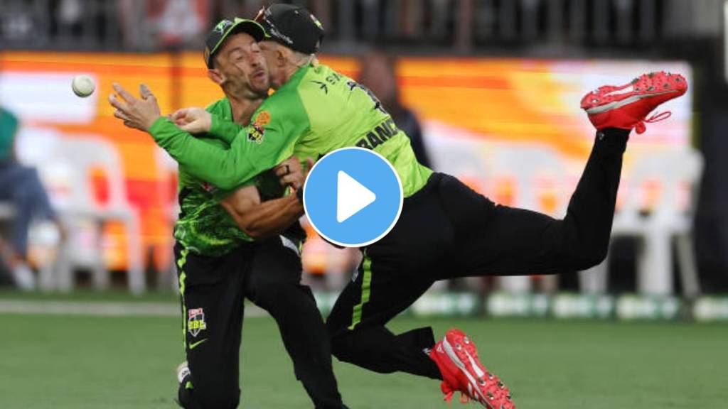 BBL 2025 Daniel Sams and Cameron Bancroft clashing Video