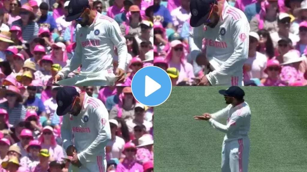 IND vs AUS Virat Kohli shows empty Pockets to Aussie Fans Reminding them of Sandpaper Scandal video viral