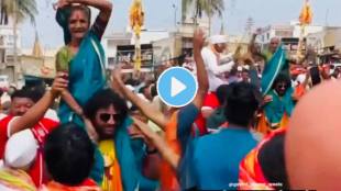 Video of a grandmother and grandfather dancing on marathi song halagi tune is currently going viral