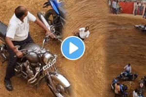 Shocking thrilling well of death video of uncle riding bullet video goes viral on social Media