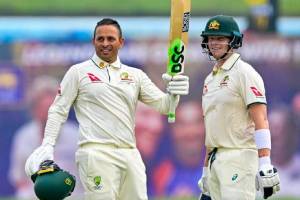 Usman Khawaja becomes first Australian to score a Test double century in Sri Lanka at Galle