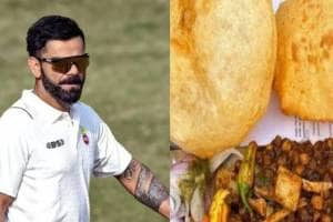 Ranji Trophy 2025 Virat kohli eats Chilli Paneer in lunch during Delhi vs Railways match at Arun Jaitley Stadium Canteen vbm 97