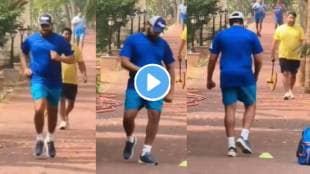 Rohit sharma starts training ahead of england and Champions Trophy running at the BKC in Mumbai video goes viral