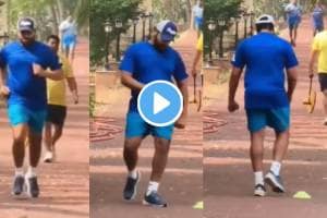 Rohit sharma starts training ahead of england and Champions Trophy running at the BKC in Mumbai video goes viral