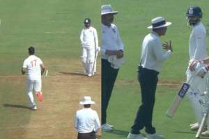 Shreyas Iyer argues with umpires over controversial dismissal Ajinkya Rahane does interferen in Ranji Trophy 2025