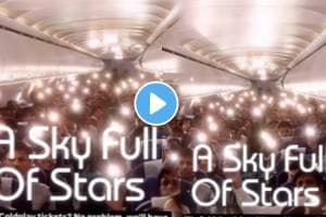 Coldplay concert in flight IndiGo pilot turns Ahmedabad flight into a Coldplay concert, wows passengers with ‘sky full of stars’