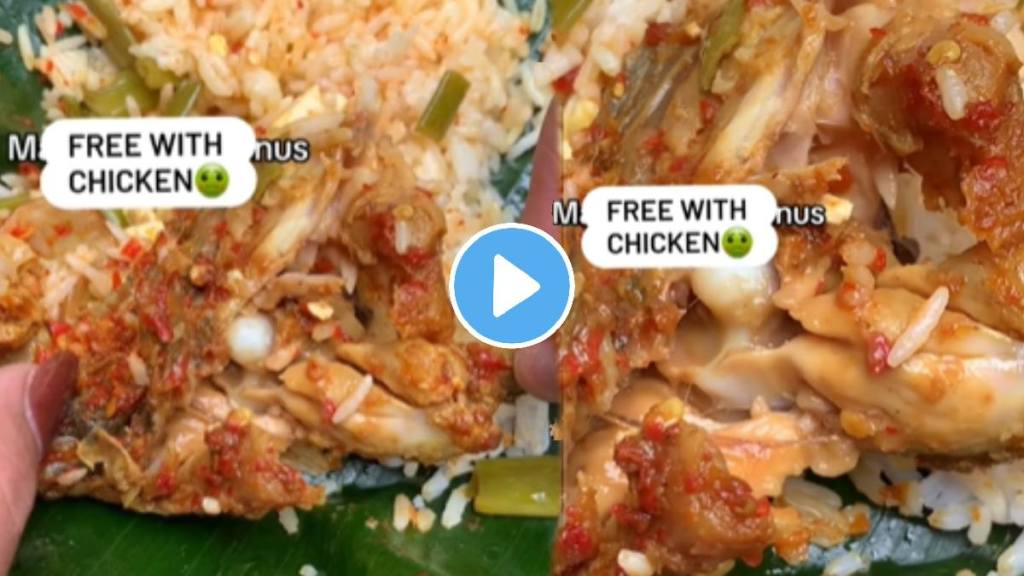 Shocking video Woman finds worms in chicken woman who ate chicken had larvae in her meal gave up meat after watching