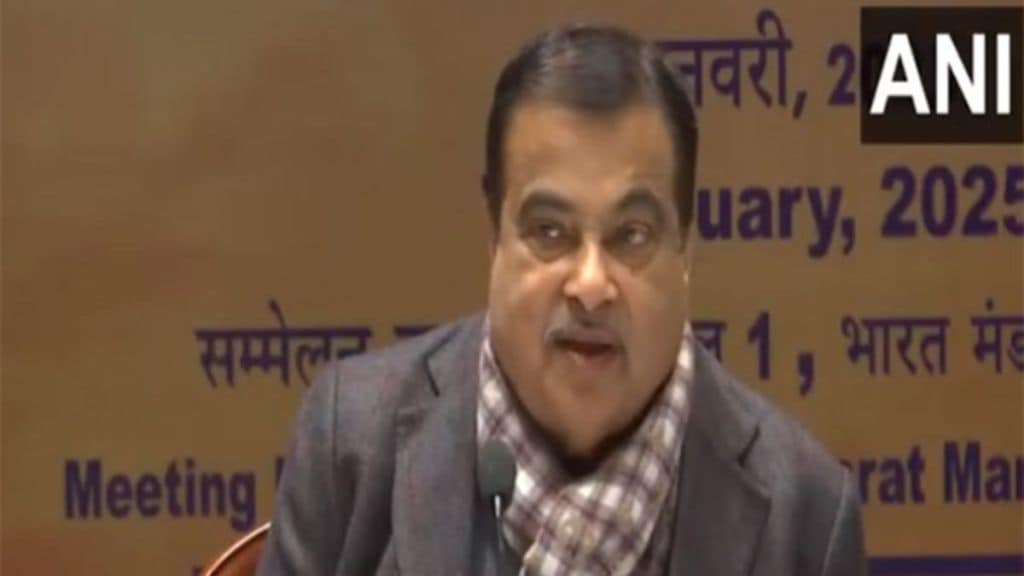 Image Of Nitin Gadkari.