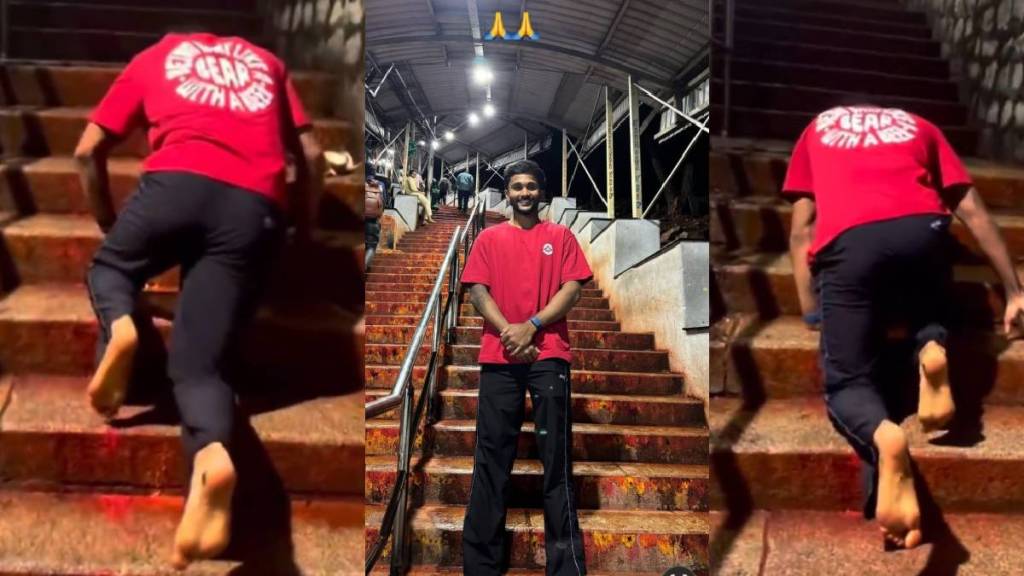 Nitish Reddy climbs Tirupati Temple stairs on knees After Stunning Test Debut & Century vs Australia